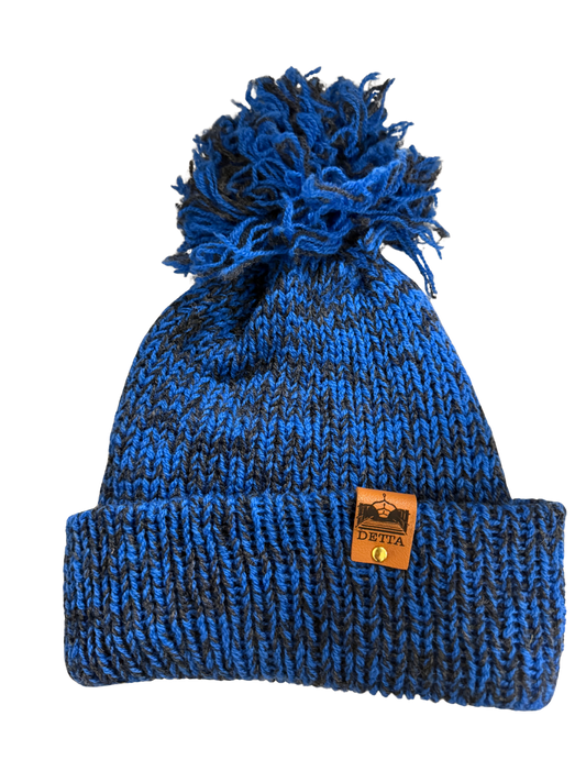 Wool Bobble Hat - Anam na Mara Edition - Gorm Loch