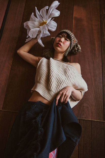 Álainn Lambswool Racked Vest