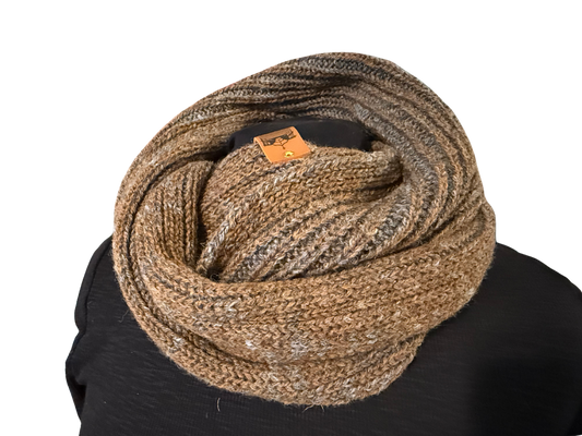 Fawn Ribbed Bute Snood