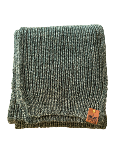 Fern Ribbed Bute Scarf