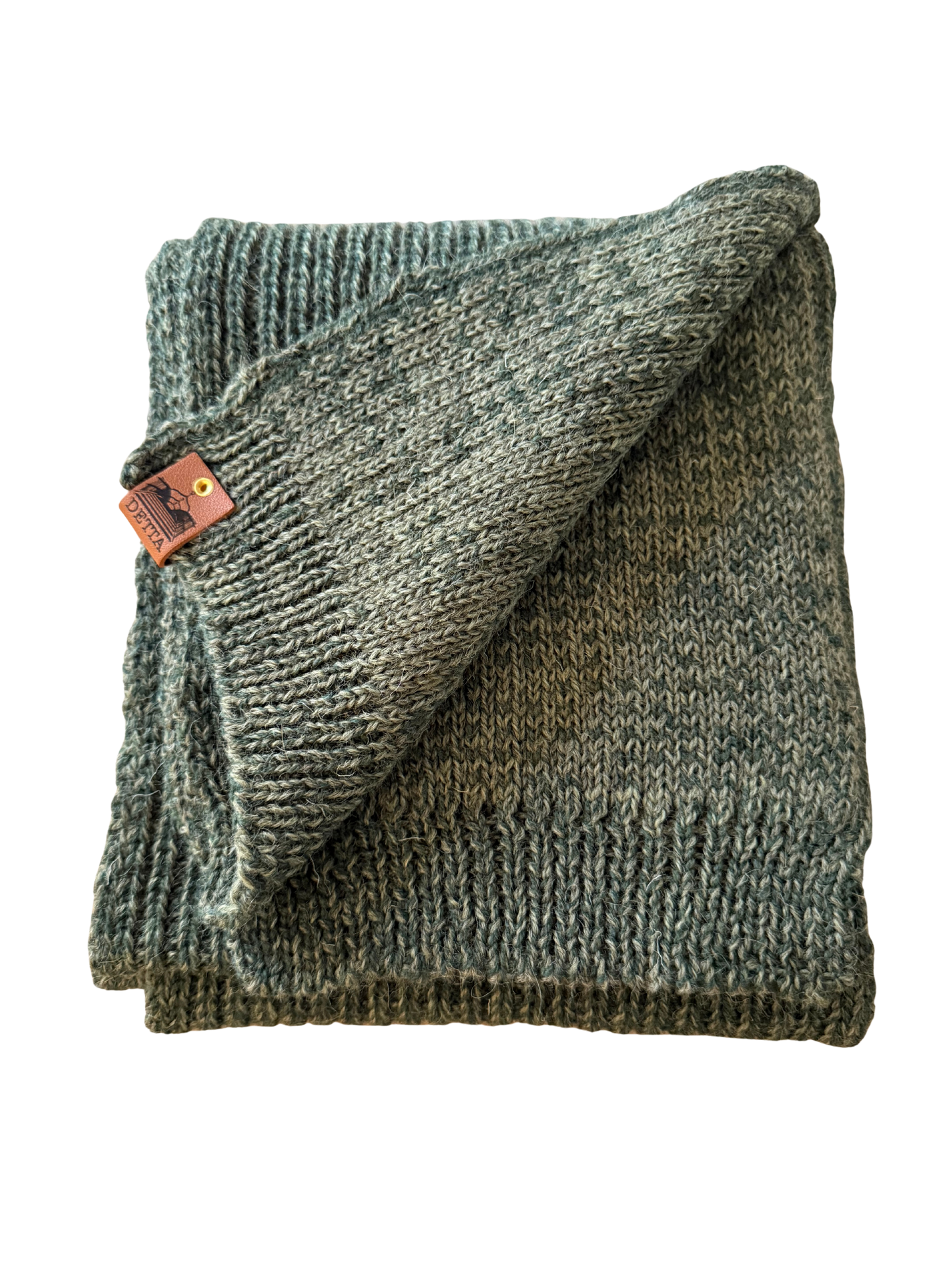 Fern Ribbed Bute Scarf