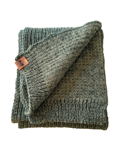 Fern Ribbed Bute Scarf