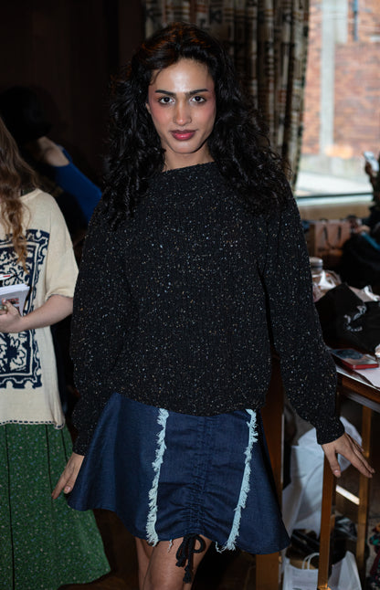 The RÓISÍN Beag Mini Skirt - Denim