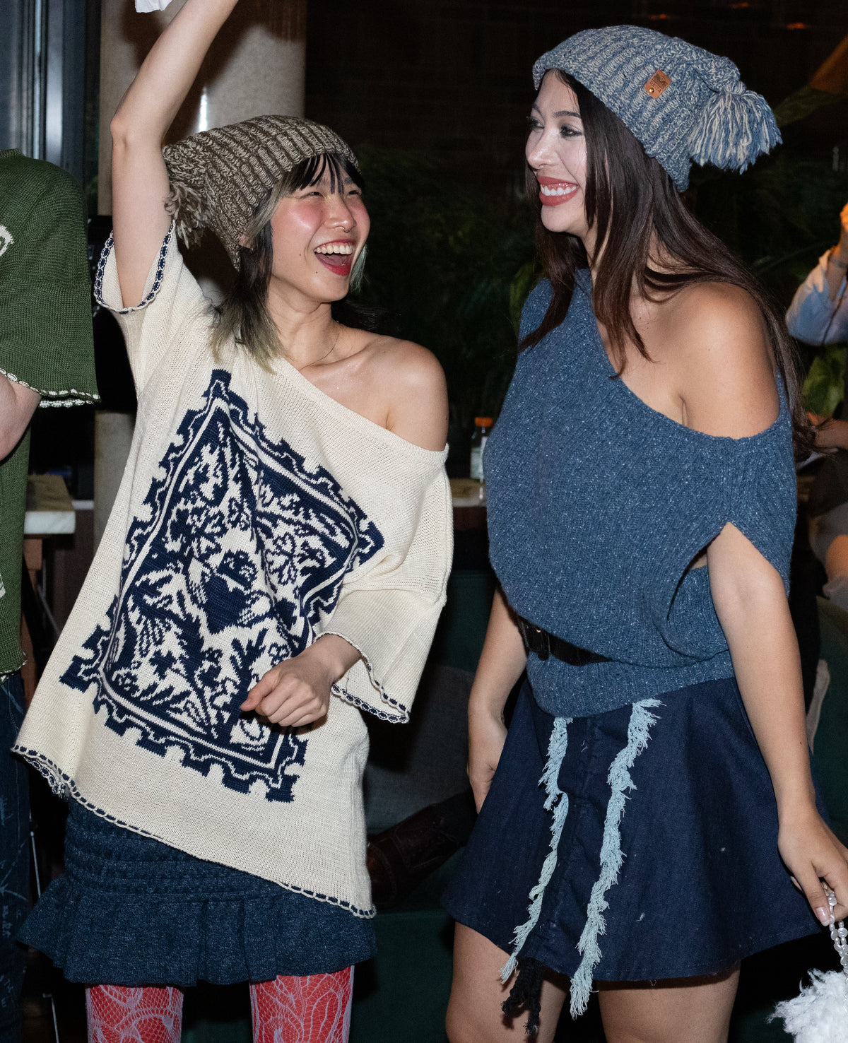The RÓISÍN Beag Mini Skirt - Denim
